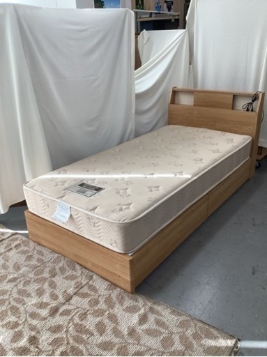 シングルベッド【町田市再生家具】　232544