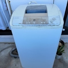 【決まりました】全自動洗濯機【ベランダで使用】使えます