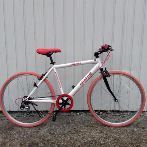 只今、商談中【人気のクロスバイク　中古車】GRAPHIS グラフィス美品