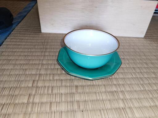 香蘭社　茶托+湯呑