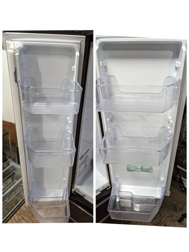 8/16終 三菱 ノンフロン冷凍冷蔵庫 MR-MX46E-ZT 455L 製氷機不良 一部