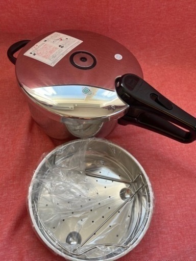 ドイツ製 圧力鍋 蒸し器付き フィスラー ロイヤル 22cm 4.5L Fissler 圧力なべ　美品