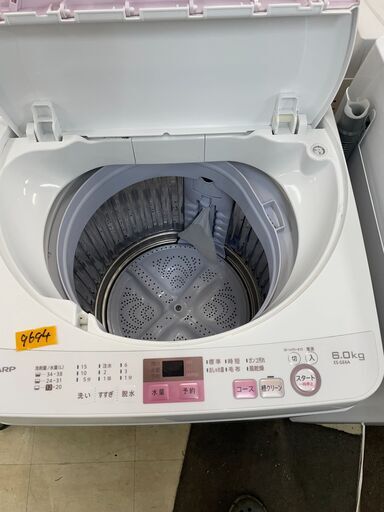 リサイクルショップどりーむ荒田店 No9694 洗濯機　６ｋｇ　シャープ　２０１６年製　動作確認ＯＫ♪