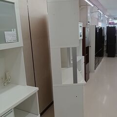 ★ジモティ割あり★  キッチンボード 食器棚 ホワイト W90×D46×H200 クリーニング済み TC014 ☆ジモティ割あり☆ キッチンボード ホワイト W90×D50×H200