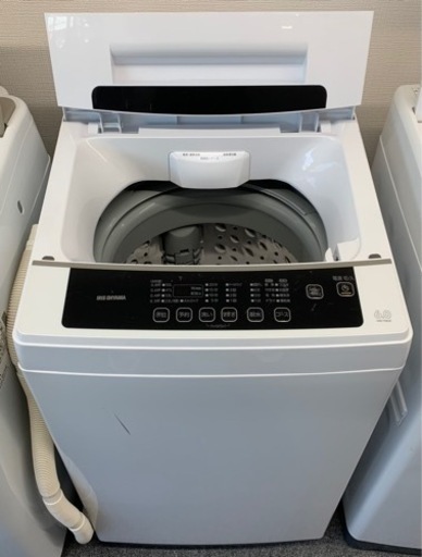 ☆IRIS OHYAMA アイリスオーヤマ　全自動洗濯機6.0kg　2021年製 IAW-T602E ※正面一部傷有り