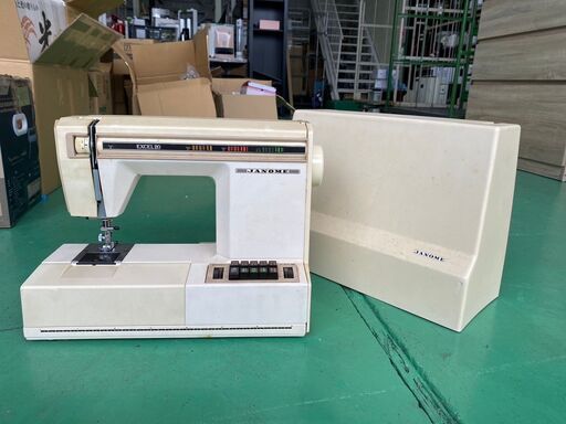 大阪⭐️エコマックス♻️「S124」ジャノメ EXCEL エクセル20 MODEL 627  手工芸 ハンドクラフト ミシン【大阪市プレミアム付商品券利用可能！】