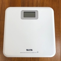 タニタ　体重計　ホワイト　白