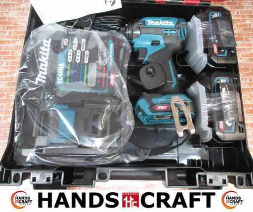 makita マキタ TD002GRDX インパクトドライバ 40V バッテリー×2 充電器 未使用 【ハンズクラフト宜野湾店】