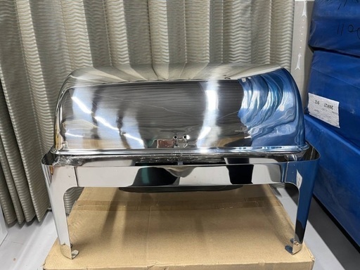 ステンレス製 角チェーフィングディッシュ 回転カバー 1/3サイズパン