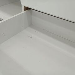 ☆ジモティ割あり☆ レンジボード ホワイト H120×D50×W200 