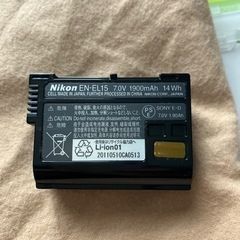 ニコン　純正　d7000 一眼レフで使用していたバッテリー
