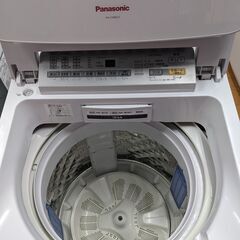 C2779　Panasonic　パナソニック　洗濯機　2016年製　NA-FA80H3　8kg　半年保証　送料B　札幌　プラクラ南9条店