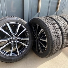 【取引完了です】タイヤホイールセット　スタッドレス225/50R17 ミシュラン　PCD 5穴114.3 +48