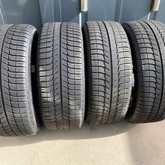 【取引完了です】タイヤホイールセット　スタッドレス225/50R17 ミシュラン　PCD 5穴114.3 +48