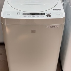 送料・設置込み　洗濯機　4.5kg SHARP 2018年