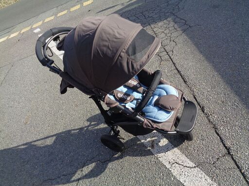 Airbuggy エアバギー ココダブル ベビーカー グレー AirBuggy