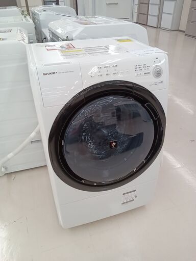 ★ジモティ割あり★ SHARP ドラム式洗濯機 ES-S7E-WL 7.0/3.5kg 21 動作確認／クリーニング済み TC1150