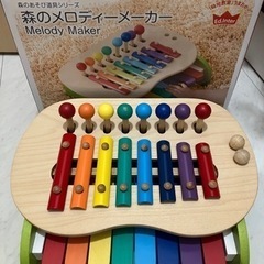 こども用　木琴　鉄琴　鍵盤　おもちゃ　森のメロディーメーカー