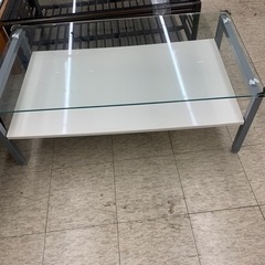 ニトリ　ガラステーブル　※2400010296918