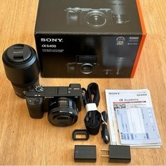 SONY a6400 ダブルズームレンズキット デジタル一眼カメラ 