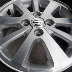 エブリイワゴン 純正タイヤ ホイールセット