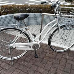 🌟美品🌟27インチ自転車　白