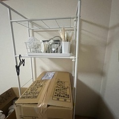 物置　食器棚/洗濯干しも可　IKEA 縦170cm