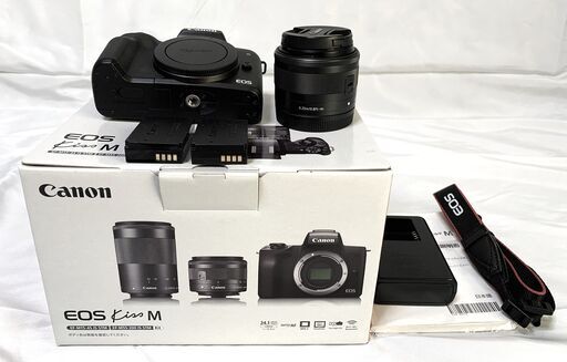 Canon eos kiss M レンズキット★超美品 KissM