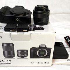 Canon eos kiss M レンズキット★超美品 KissM