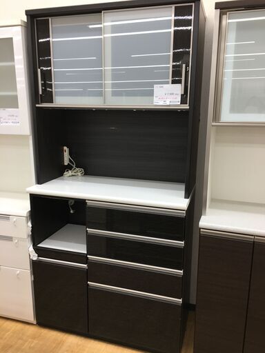 ★ジモティ割あり★ NITORI　ニトリ 食器棚  W100×D51×H205 クリーニング済み SJ4806
