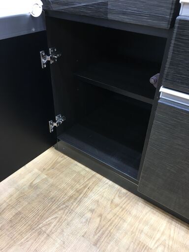☆ジモティ割あり☆ NITORI ニトリ 食器棚 W100×D51×H205 クリーニング 