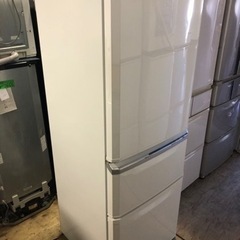 北九州市内配送無料　保証付き　三菱電機 MITSUBISHI ELECTRIC MR-C34ZL-W [冷蔵庫 Cシリーズ (335L・左開き) 3ドア パールホワイト]