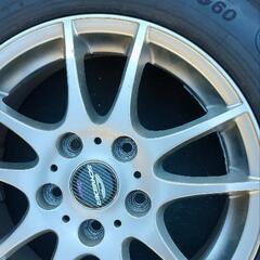 スタッドレスタイヤ4本 アルミホイル付　195/65R15