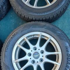 スタッドレスタイヤ4本 アルミホイル付　195/65R15