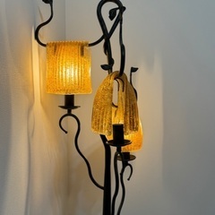 アンティーク　フロアスタンドライト