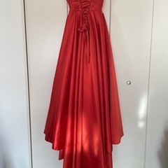 カラードレス　ウェディングドレス　結婚式　テラコッタ