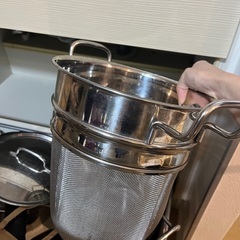 ゆで鍋　ラーメンなどの大人数用