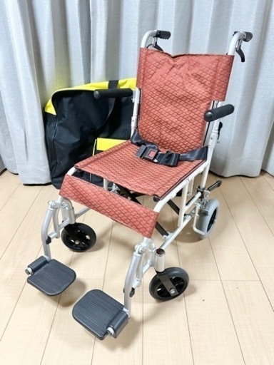 良品 マキライフテック 車椅子 折りたたみ ブレーキ付き