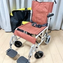 良品 マキライフテック 車椅子 折りたたみ ブレーキ付き