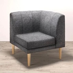 リビングダイニングソファ(5人掛け) グレー　