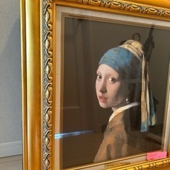 【ネット決済】フェルメール・「真珠の耳飾りの 少女」複製画　レプリカ