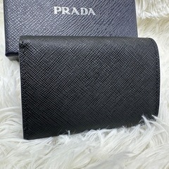 PRADA プラダ　コンパクトウォレット　サフィアーノ　ゴールド金具　新品