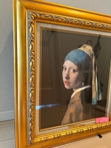 フェルメール・「真珠の耳飾りの 少女」複製画