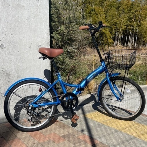 美品‼THREE STONE20インチ 折りたたみ自転車  シマノ6段変速