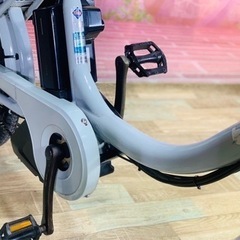 ①5941子供乗せ電動アシスト自転車ブリヂストン20インチ良好バッテリー