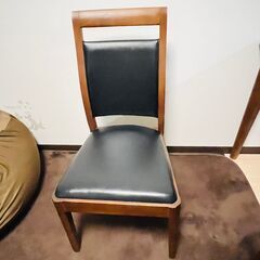 ニトリ　ダイニングテーブル、チェア　5点セット　ロレイン3　ミドルブラウン