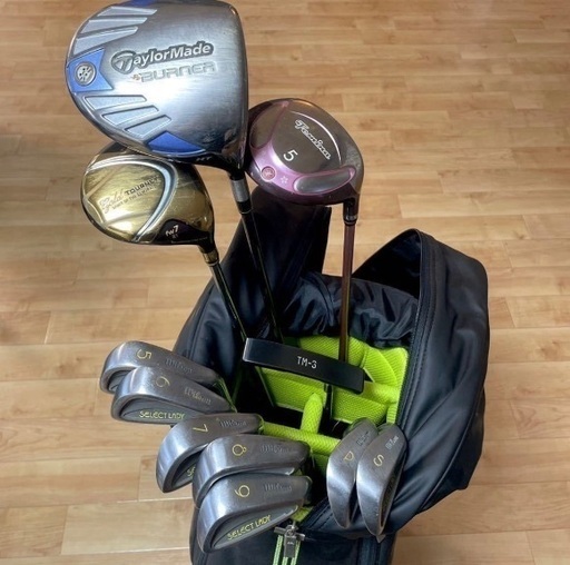 女性用 ウィルソンゴルフクラブセット ゴルフバック付 ゴルフクラブ11