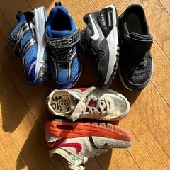 【3足セット18㎝ 17㎝】キッズ スニーカー 美品NIKEあり