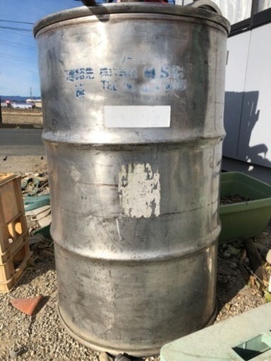 200L ステンレスドラム缶　304ステンレス