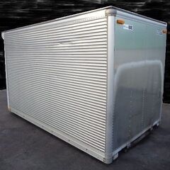 トラックコンテナ 箱 3200x1880x2000 シャッター仕様 アルミバン 冷凍